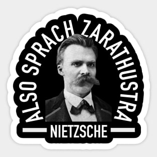 Friedrich Nietzsche - Also Sprach Zarathustra - Philosophy Sticker